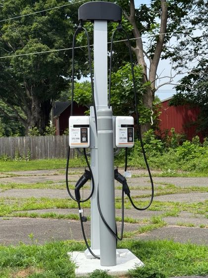 EV charger at Bradley Court Appartments