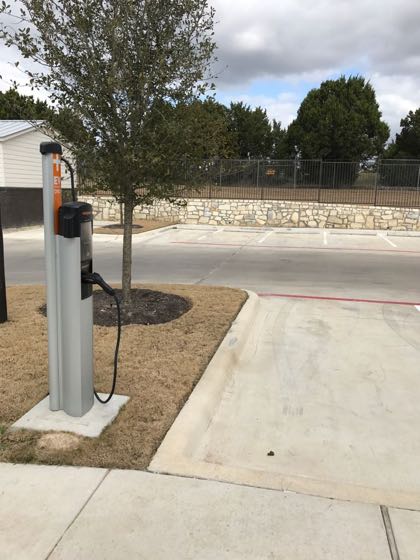 EV charger at Concord Station - Building 3