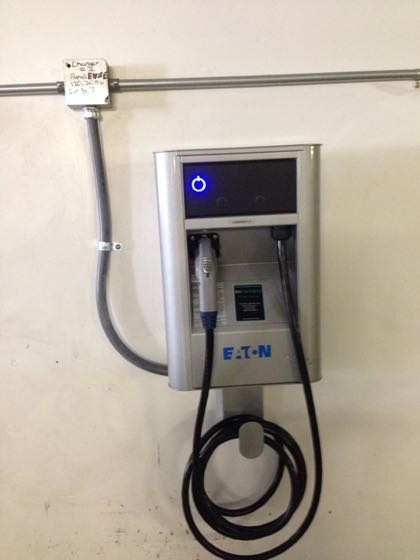EV charger at Public / Marriott Garage