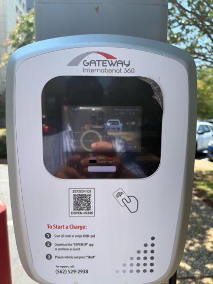 EV charger at Arkansas Department of Commerce