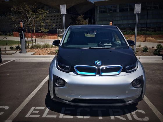 EV charger at UCSD - Parking Lot P610