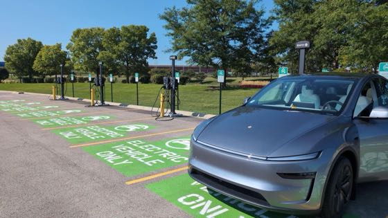 EV charger at Westin Hotel