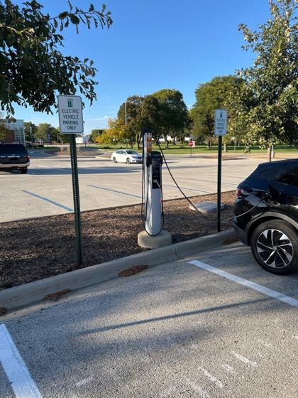 EV charger at Prospect High School - Visitor Lot