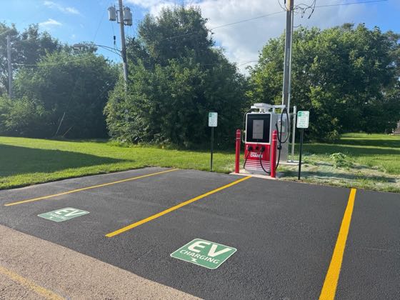 EV charger at FasMart