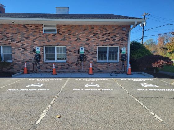 EV charger at Patterson Library
