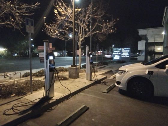 EV charger at Sun Valley Shopping Center