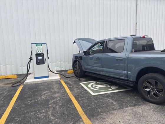 EV charger at Baker Chevrolet GMC Big Rapids