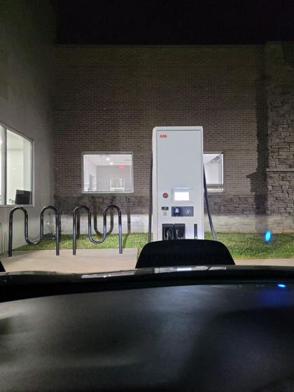EV charger at Cedar Park Nissan