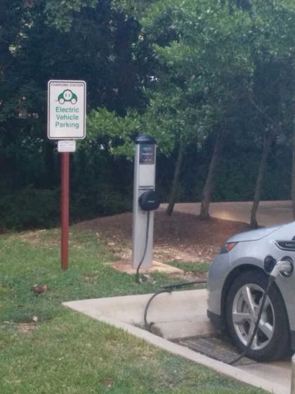 EV charger at TIG Real Estate