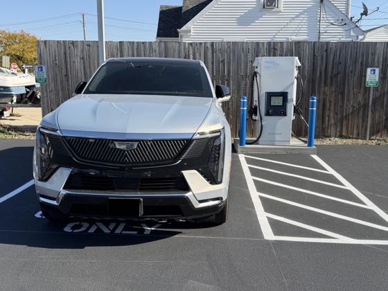 EV charger at KNB Motors