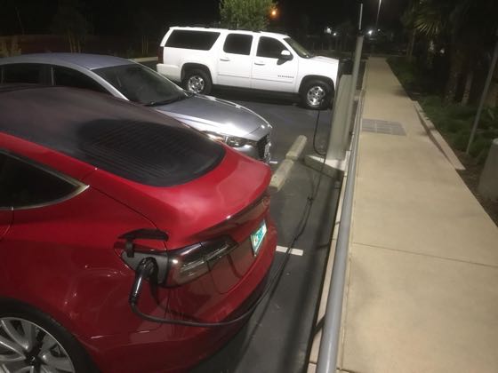 EV charger at Hilton Garden Inn
