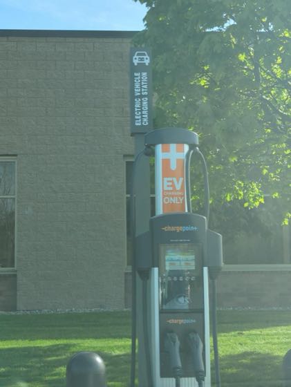 EV charger at Johnson Controls Inc.