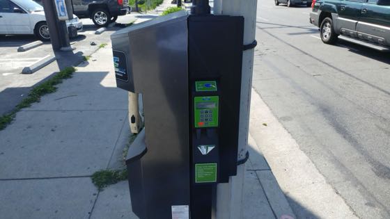 EV charger at Roscoe Blvd Parking