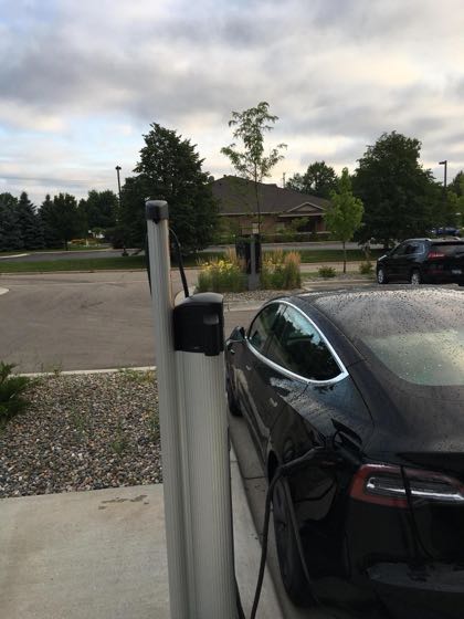 EV charger at Springhill Inn and Suites