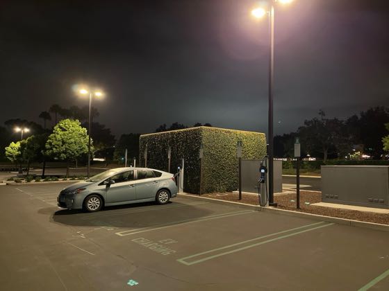 EV charger at AutoGravity