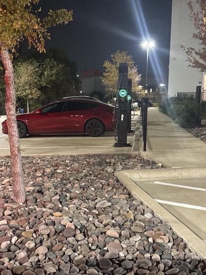 EV charger at Home2 Suites by Hilton Dallas Medical District
