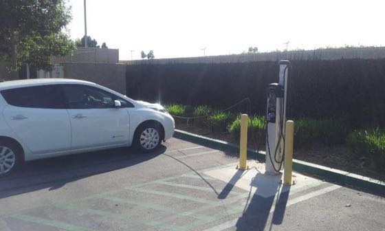 EV charger at Coast Community College District 