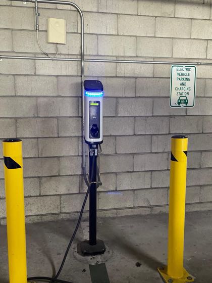 EV charger at Balboa Executive Center