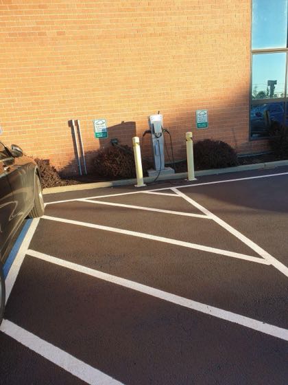 EV charger at Hilton Long Island/Huntington