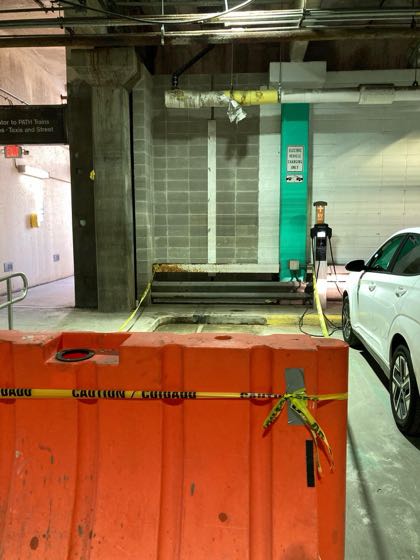 EV charger at Journal Square Path Garage