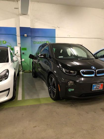 EV charger at Landmark Square