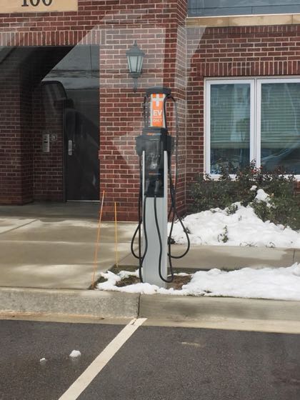EV charger at Lookout Point Apartments