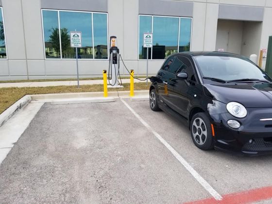 EV charger at Paloma Ridge - Building B