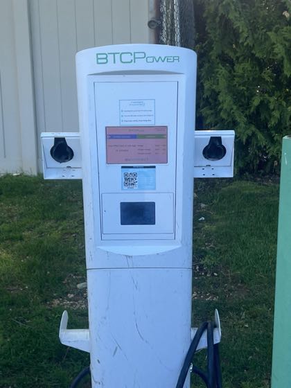 EV charger at Heatherwood