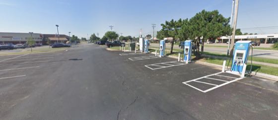 EV charger at Crest Foods Edmond