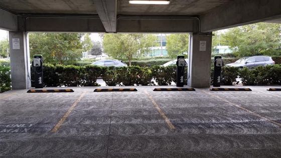 EV charger at North City Campus