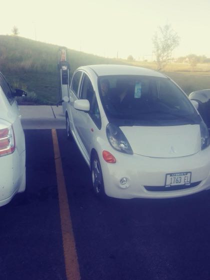 EV charger at Javon Bea Hospital (Mercy Health Systems)