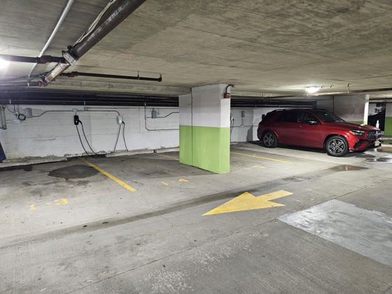 EV charger at Sovereign Garage