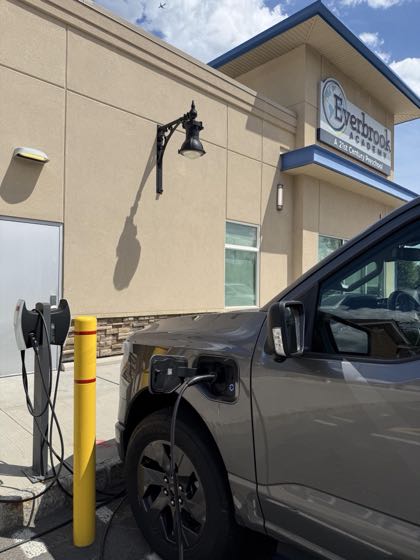 EV charger at The Parke at Hamburg