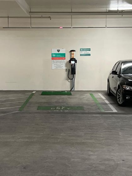 EV charger at Beverly Hills City Hall
