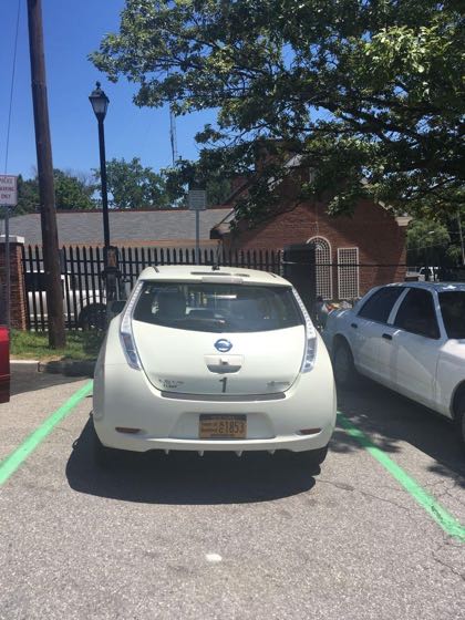 EV charger at Bedford Town Hall