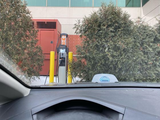 EV charger at Ozinga
