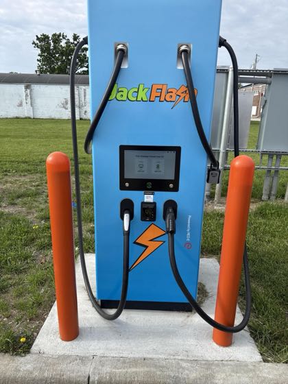 EV charger at Jack Flash