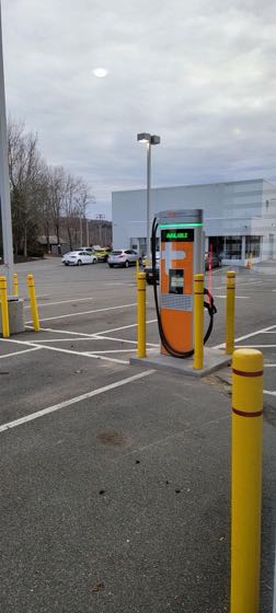 EV charger at Franklin Sussex Hyundai