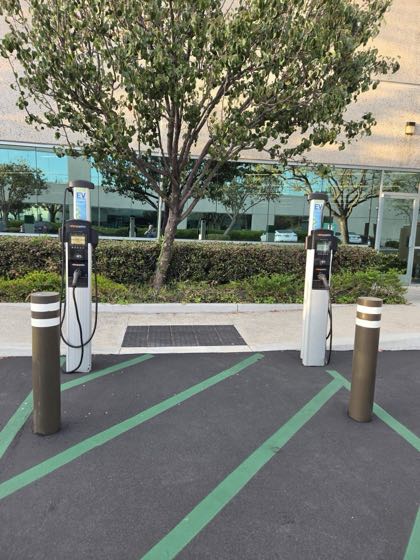 EV charger at Canyon Ridge Technology Park