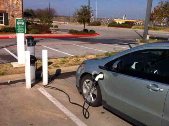 EV charger at Casey's
