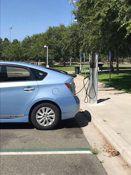 EV charger at Central Park - Southwest Field