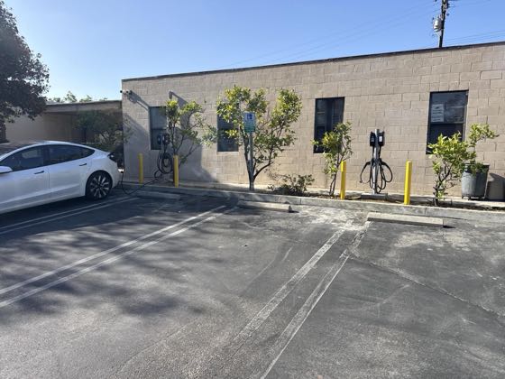EV charger at University of the West