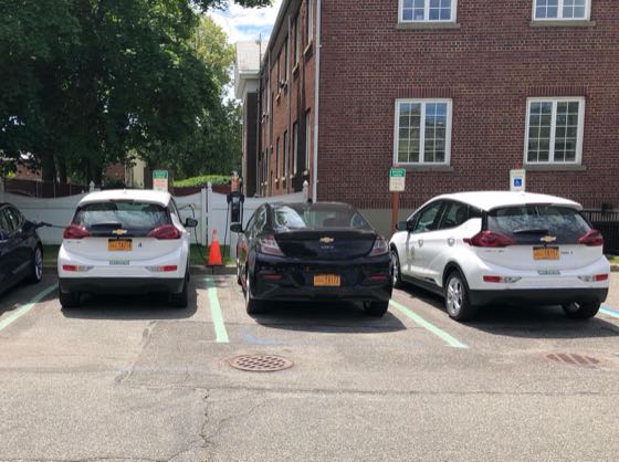 EV charger at Smithtown Town Hall