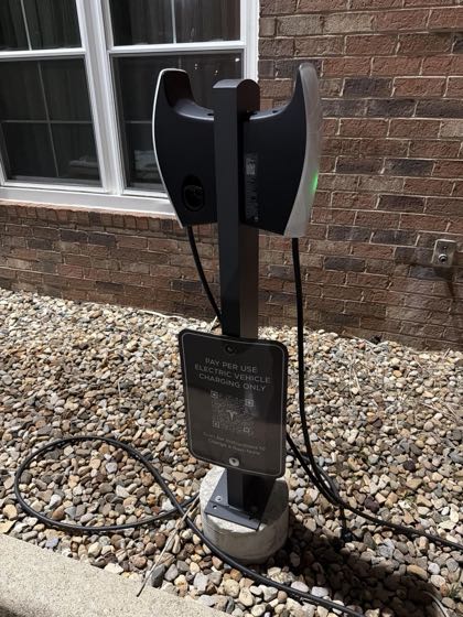 EV charger at Residence Inn by Marriott Merrillville