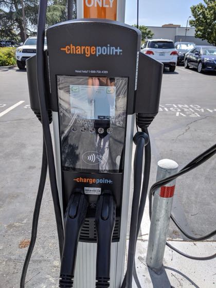 EV charger at Kaiser Per. West entrance Locked On Sunday