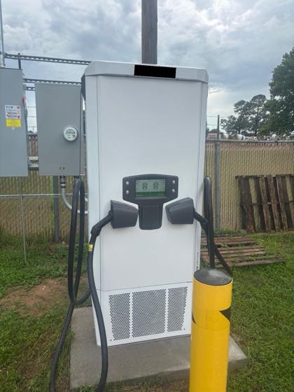 EV charger at Sealy Texas CS
