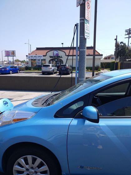 EV charger at Wilton Pl Parking/Charging
