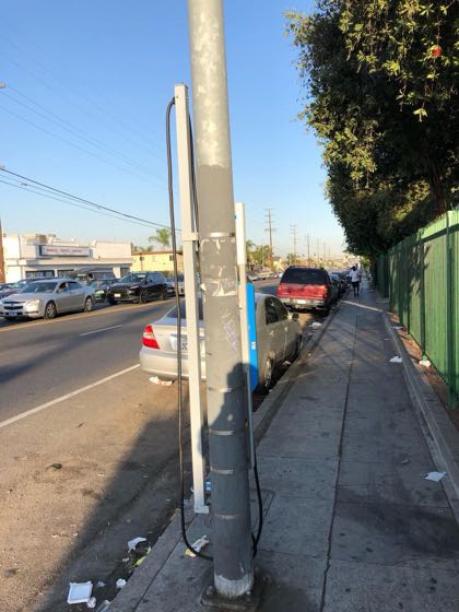 EV charger at 115th St Parking