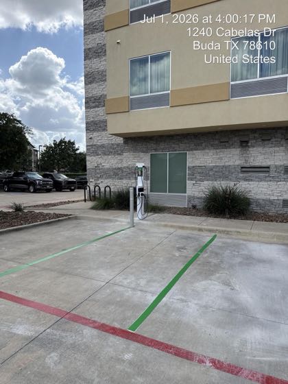 EV charger at Fairfield Inn & Suites Austin/Buda