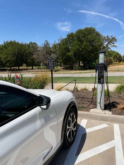 EV charger at Champions Club at The Marq Southlake